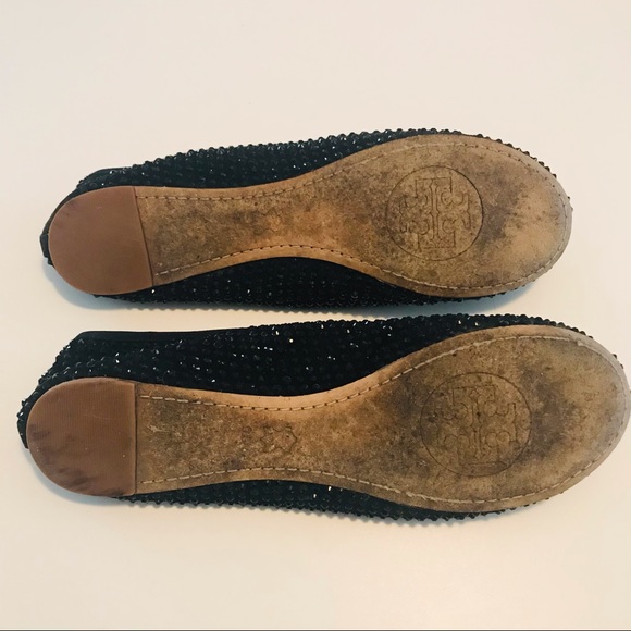 🖤 TORY BURCH | black studs on black FLATS | 9.5 - Picture 6 of 14